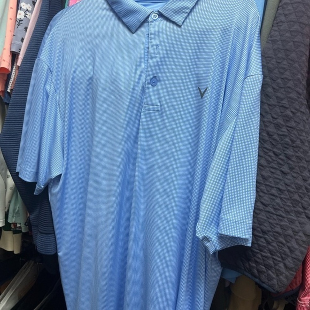 Callaway Light Blue Polo Shirt